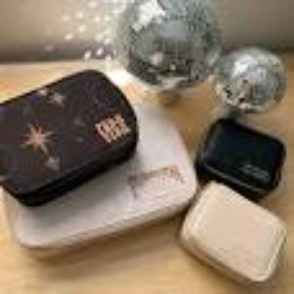 NWT - Mini Faux Leather Jewelry Case (Black) - Picture 2 of 6